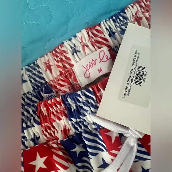 New with tags, American, USA flag athletic shorts, size medium Jess Lea - Picture 3 of 3